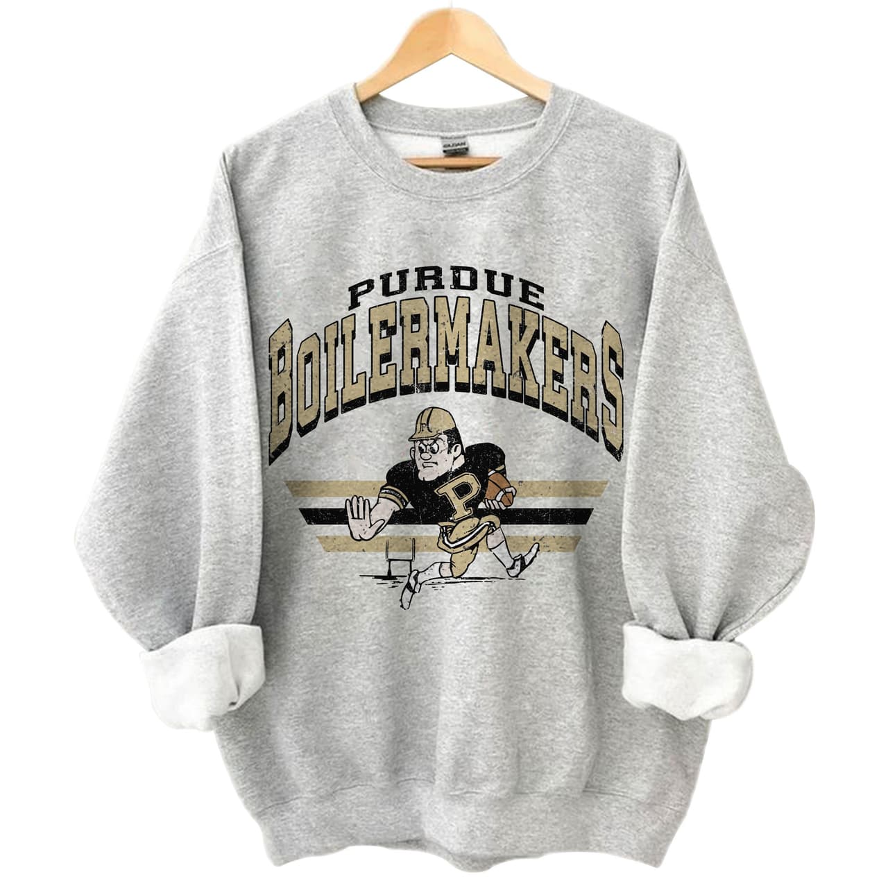 Purdue Boilermakers Vintage NCAA Football Unisex Sweatshirt – image 1, Purdue Boilermakers Tee, Purdue Boilermakers Merch, Purdue Boilermakers Shirt, Purdue Boilermakers Sweatshirt, Purdue Boilermakers Hoodie, Purdue Boilermakers Clothes