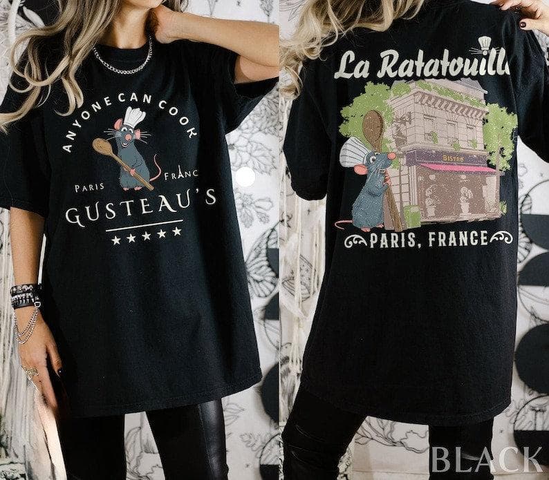 Ratatouille Remy Mouse Chef Shirt, Hoodie & Tee – Epcot Park Gift – image 1, disney shirt, cameron boyce merch, disney shirts for women, disney tee shirts womens, womens disney tee, disney family shirts, disney t shirts family