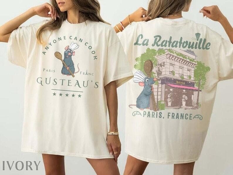Ratatouille Remy Mouse Chef Shirt, Hoodie & Tee – Epcot Park Gift – image 3, disney shirt, cameron boyce merch, disney shirts for women, disney tee shirts womens, womens disney tee, disney family shirts, disney t shirts family