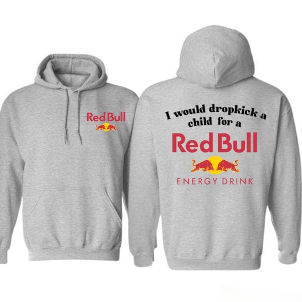 Red Bull 'I'd Dropkick a Child' Statement Apparel – image 2, Red Bull Tee, Red Bull Merch, Red Bull Shirt, Red Bull Sweatshirt, Red Bull Hoodie, Red Bull Clothes