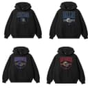 Retro 90s All Team Football Hoodie, Ideal Men's and Women's Football Fan Gift 1 small thumbnail
