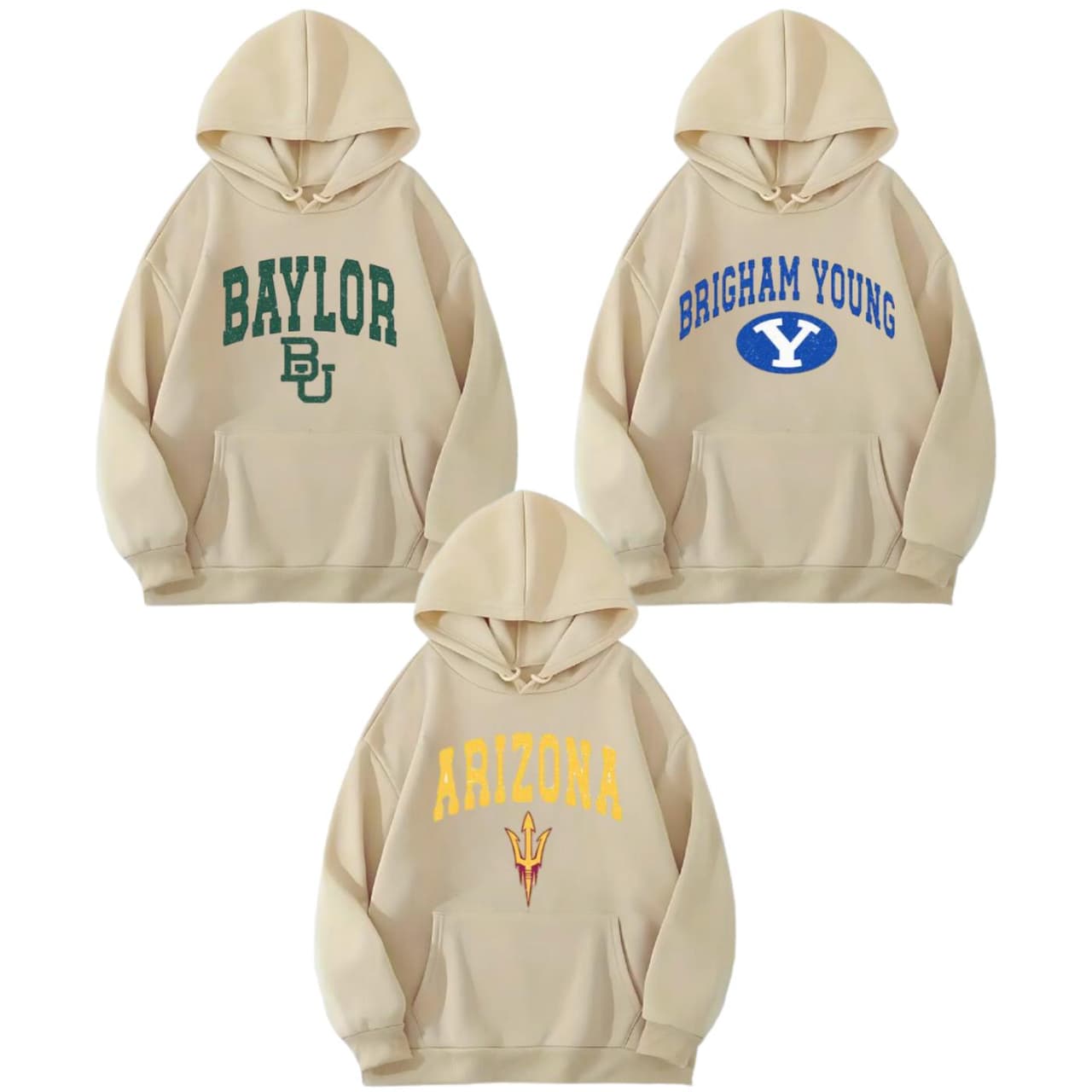 Retro All Team NCAA University Football Hoodie | Basic Crewneck Graphic – image 2, Vintage College Tee, NCAA T-Shirt, Alabama Crimson Tide tshirt, Ohio State Buckeyes tshirt, Texas Longhorns tshirt, Georgia Bulldogs tshirt, Michigan Wolverines tshirt