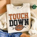 Camiseta Retro y Glitter Football Mom - Sudadera y Hoodie 2 small thumbnail