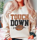 Camiseta Retro y Glitter Football Mom - Sudadera y Hoodie 4 small thumbnail