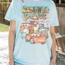 Retro Comfort Colors Lightning McQueen Radiator Springs Disney Cars Shirt 4 small thumbnail