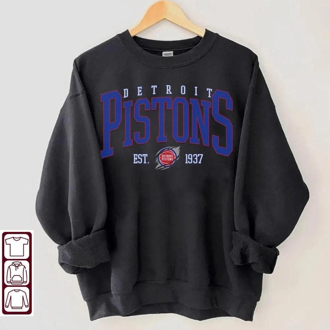 Retro Detroit Piston, Vintage Detroit Piston Sweatshirt , Detroit Basketball Shirt, Pistons Shirt, Basketball Fan Shirt, Retro Basketball Casual Classic Sweatshirt, Hoodie, Comfort Colors – image 2, Detroit Piston Tee, Detroit Piston Merch, Detroit Piston Shirt, Detroit Piston Sweatshirt, Detroit Piston Hoodie, Detroit Piston Clothes