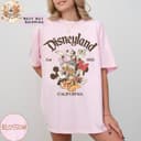 Retro Disneeyland California & WDW Comfort Shirt Est 1955, Mickeey & Friends Tee 3 small thumbnail