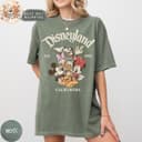 Retro Disneeyland California & WDW Comfort Shirt Est 1955, Mickeey & Friends Tee 4 small thumbnail