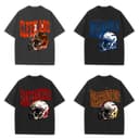 Retro Fútbol Americano Todos los Equipos T-Camisetas, Vintage Sportswear Hoodie Collection, Clásico Sudadera For Fútbol Americano Fan 2 small thumbnail