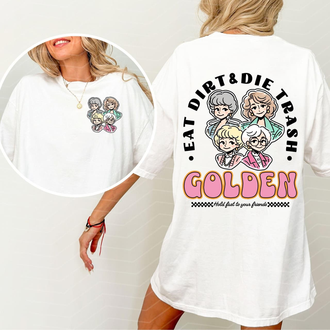 Camiseta Rosa, Sudadera & Hoodie Retro Golden Girls Serie TV 80s – image 2, Golden Girls 80s TV Sitcom Tee, Golden Girls 80s TV Sitcom Merch, Golden Girls 80s TV Sitcom Shirt, Golden Girls 80s TV Sitcom Sweatshirt, Golden Girls 80s TV Sitcom Hoodie, Golden Girls 80s TV Sitcom Clothes