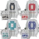 Retro Graphic All Team Football 2 Sided Sweatshirt, Football Thowback Vintage All Teams For Fans Sweatshirt, Unisex Vintage College Football Crewnecks 2 small thumbnail