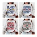 Retro Ice Hockey Sweatshirt, 90s Vintage All Team Hockey Sweatshirt, Crewneck Sweatshirt, Gift for Everyone, Gift for Fan, Jersey Hockey Gift for Hockey Fan 1 small thumbnail