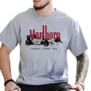 Camiseta Retro Marlboro F1 Grand Prix de Carreras - Hombres, Mujeres, Parte Superior de Algodón 3 small thumbnail