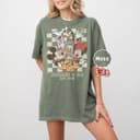 Retro Mickkey Co 1928 & Friends Checkered Shirt, Vintage Disnneyworld Disneyland Trip Family Tee 3 small thumbnail