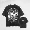 Retro Naruto Anime Uchiha Itachi Sasuke Double Printed Washed Tee 1 small thumbnail