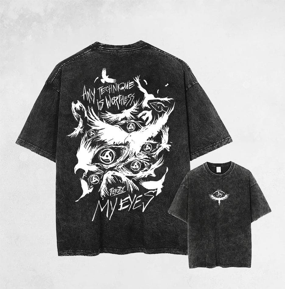 Retro Naruto Anime Uchiha Itachi Sasuke Double Printed Washed Tee – image 1, Uchiha Itachi Sasuke Tee, Uchiha Itachi Sasuke Merch, Uchiha Itachi Sasuke Shirt, Uchiha Itachi Sasuke Sweatshirt, Uchiha Itachi Sasuke Hoodie, Uchiha Itachi Sasuke Clothes