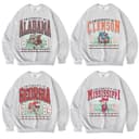 Retro NCAA All University Football Sweatshirt, Vintage All Team NCAA Football Sweatshirt, Crewneck for Mens, for Womens, Fall Sweaters 1 small thumbnail