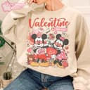 Retro Valentine Disneyland Sweatshirt & Main Street Couple Shirt 1 small thumbnail