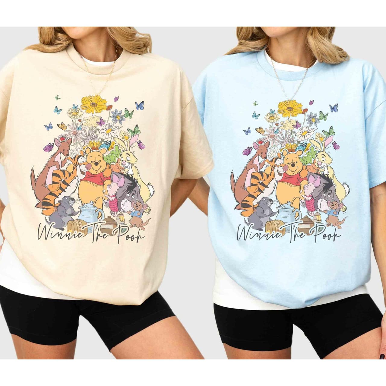 Retro Winnie Pooh & Friends Shirt - Family Trip Cartoon Tee – image 2, Pooh Tee, Pooh Merch, Pooh Shirt, Pooh Sweatshirt, Pooh Hoodie, Pooh Clothes