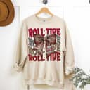 Roll Tide Alabama Crimson Tide Football Sudadera - Coquette, Retro Varsity Mujer 1 small thumbnail