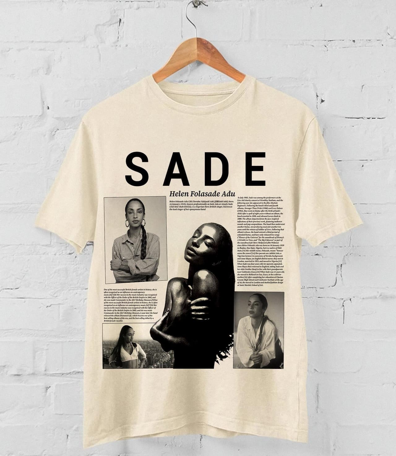 Sade Album T-Shirt, Sade Retro Lyric Style Top Tee Vintage Unisex T-Shirt, Sade Album T Shirt, Sade T-Shirt, Sade Homage Shirt, Gift for Fan – image 1, sade Tee, sade Merch, sade Shirt, sade Sweatshirt, sade Hoodie, sade Clothes