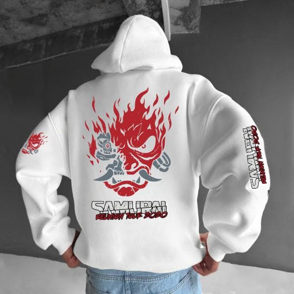 Samurai Reunion Tour Shirt, Classic Samurai Band Sweatshirt, Cyberpunk Samurai Hoodie, Comfort Colors – image 2, Samurai Band Sweatshirt Tee, Samurai Band Sweatshirt Sweatshirt, Samurai Band Sweatshirt Hoodie