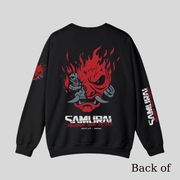 Samurai Reunion Tour Shirt, Classic Samurai Band Sweatshirt, Cyberpunk Samurai Hoodie, Comfort Colors – image 4, Samurai Band Sweatshirt Tee, Samurai Band Sweatshirt Sweatshirt, Samurai Band Sweatshirt Hoodie