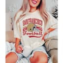 Camiseta casual de cuello redondo para fan de San Francisco, regalo de camiseta de fútbol vintage U1ZMF 2 small thumbnail