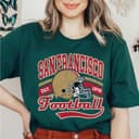 Camiseta casual de cuello redondo para fan de San Francisco, regalo de camiseta de fútbol vintage U1ZMF 3 small thumbnail