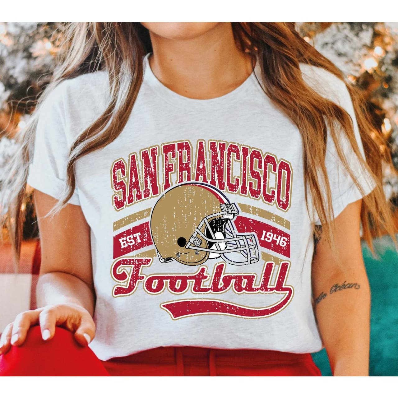 Camiseta casual de cuello redondo para fan de San Francisco, regalo de camiseta de fútbol vintage U1ZMF – image 4, San Francisco 49ers Tee, san francisco 49ers gear, 49ers shirt, 49ers tshirt, 49ers tee shirts, san francisco 49ers tee shirts, san francisco 49ers t shirt