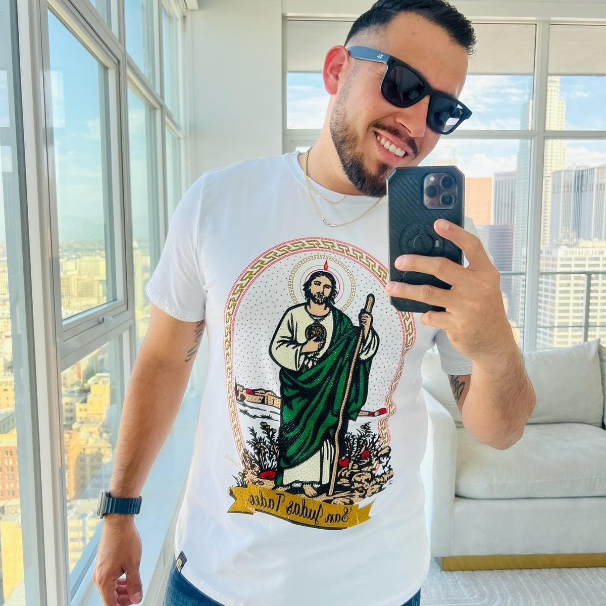 San Judas T-Shirts, Slimfit Hoodies y Sweatshirts de Comfort Colors – image 1, SAN JUDAS Tee, SAN JUDAS Merch, SAN JUDAS Shirt, SAN JUDAS Sweatshirt, SAN JUDAS Hoodie, SAN JUDAS Clothes