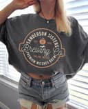 Sanderson Sisters Hocus Pocus Halloween Sweatshirt - Fall Spooky Magic 2 small thumbnail