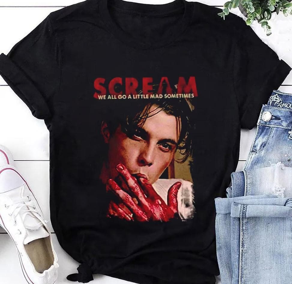 Scream Billy Loomis Ghost Face T-Shirt - Horror Movie Fan Tee – image 1, Scream Billy Loomis Tee, Scream Billy Loomis Merch, Scream Billy Loomis Shirt, Scream Billy Loomis Sweatshirt, Scream Billy Loomis Hoodie, Scream Billy Loomis Clothes