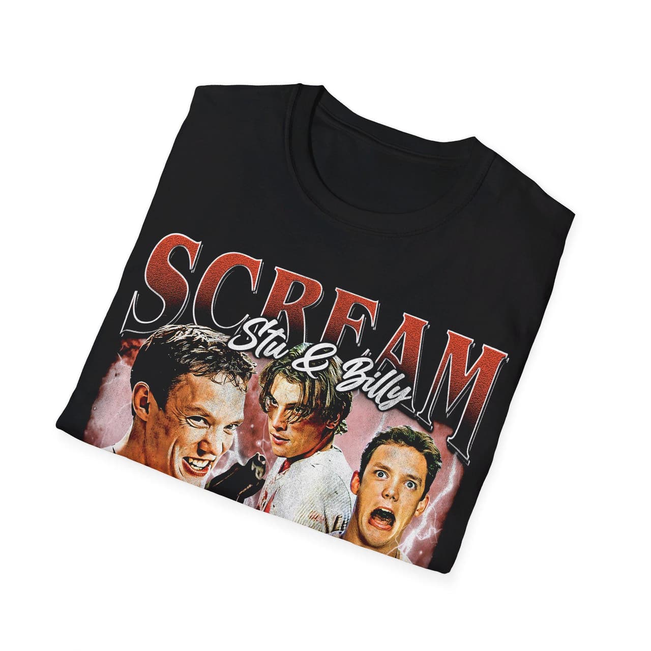 Scream Movie Stu Macher Billy Loomis Vintage Horror Unisex T-Shirt – image 4, Scream Movie Tee, Scream Movie Merch, Scream Movie Shirt, Scream Movie Sweatshirt, Scream Movie Hoodie, Scream Movie Clothes