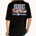 Camiseta SEC Football Mascotas 2024 Doble Cara - Regalo Fan Vintage 2 small thumbnail