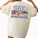 Camiseta SEC Football Mascotas 2024 Doble Cara - Regalo Fan Vintage 3 small thumbnail