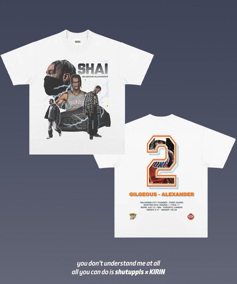 Shai Gilgeous-Alexander 2.1 Vintage Tee | Basketball Graphic Shirt – image 2, Shai Gilgeous Alexander Tee, Shai Gilgeous Alexander Merch, Shai Gilgeous Alexander Shirt, Shai Gilgeous Alexander Sweatshirt, Shai Gilgeous Alexander Hoodie, Shai Gilgeous Alexander Clothes
