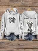 Sleep Token 'Reaper Angel' Hoodie - Take Me Back To Eden Vintage Fan Gift 2 small thumbnail