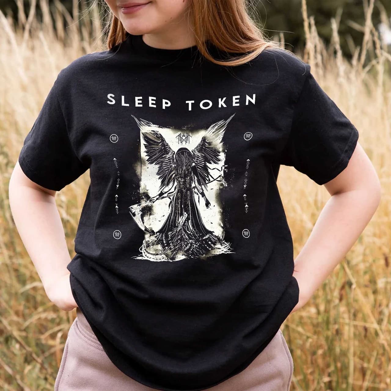Sleep Token Women's T-Shirt, Hoodie & Sweatshirt – Comfort Colors Printed Cotton Top – image 4, Sleep Token Tee, Sleep Token Merch, Sleep Token Shirt, Sleep Token Sweatshirt, Sleep Token Hoodie, Sleep Token Clothes
