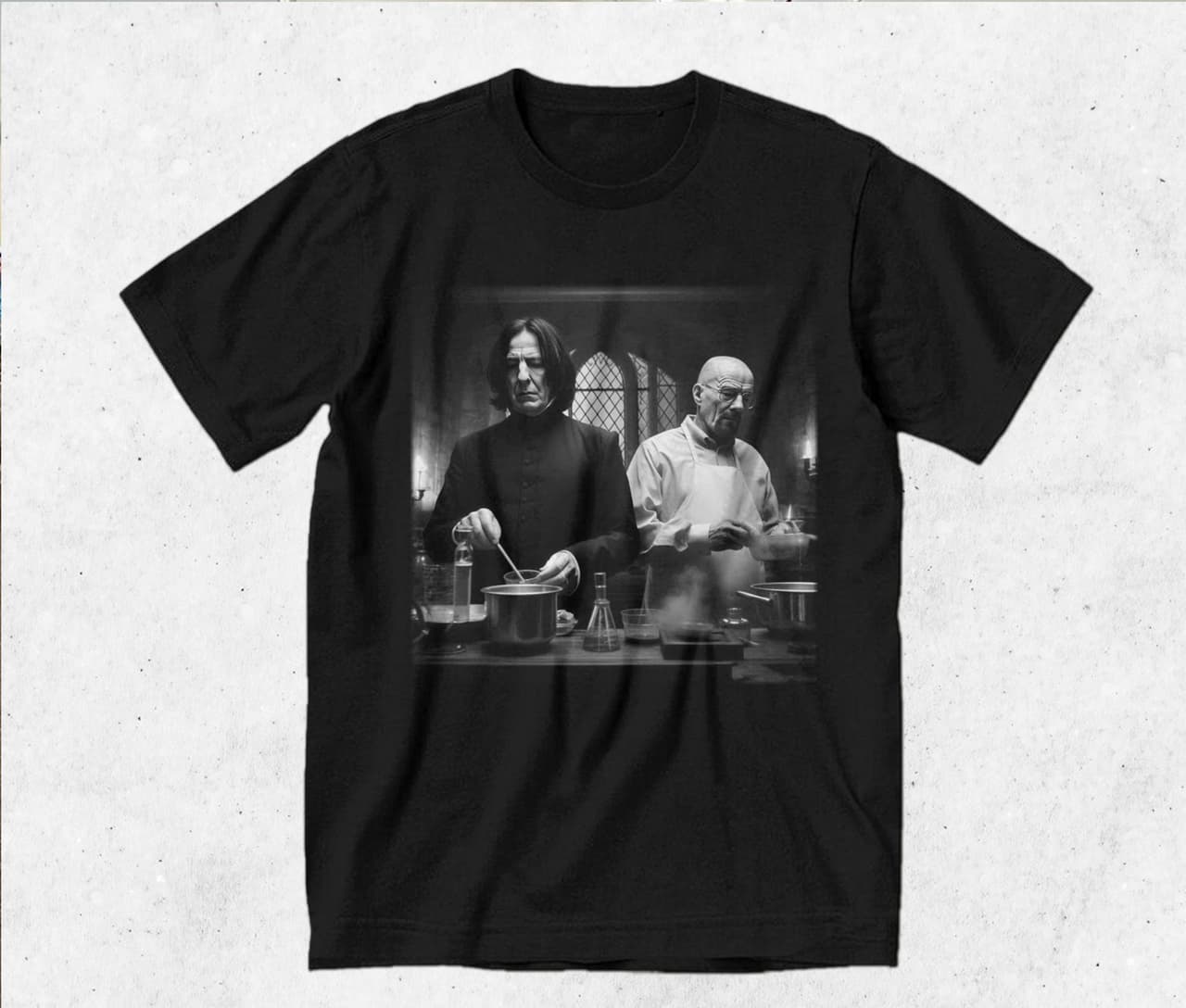 Snape & Walter White Lab Shirt Hogwarts Breaking Bad Hoodie – image 2, Severus Snape and Walter White in Lab Tee, Severus Snape and Walter White in Lab Merch, Severus Snape and Walter White in Lab Shirt, Severus Snape and Walter White in Lab Sweatshirt, Severus Snape and Walter White in Lab Hoodie, Severus Snape and Walter White in Lab Clothes