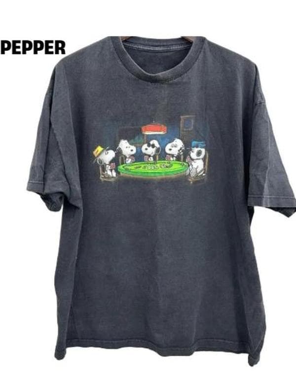 Snoopy Peanuts Poker Tee, Sweatshirt, Hoodie – Unisex Gift – image 1, disney shirt, cameron boyce merch, disney shirts for women, disney tee shirts womens, womens disney tee, disney family shirts, disney t shirts family