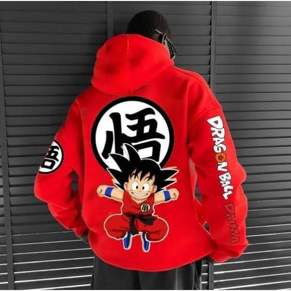 Son Goku DBZ Unisex Anime Printed Hoodie - Perfect Gift for Fans – image 1, goku Tee, goku Merch, goku Shirt, goku Sweatshirt, goku Hoodie, goku Clothes