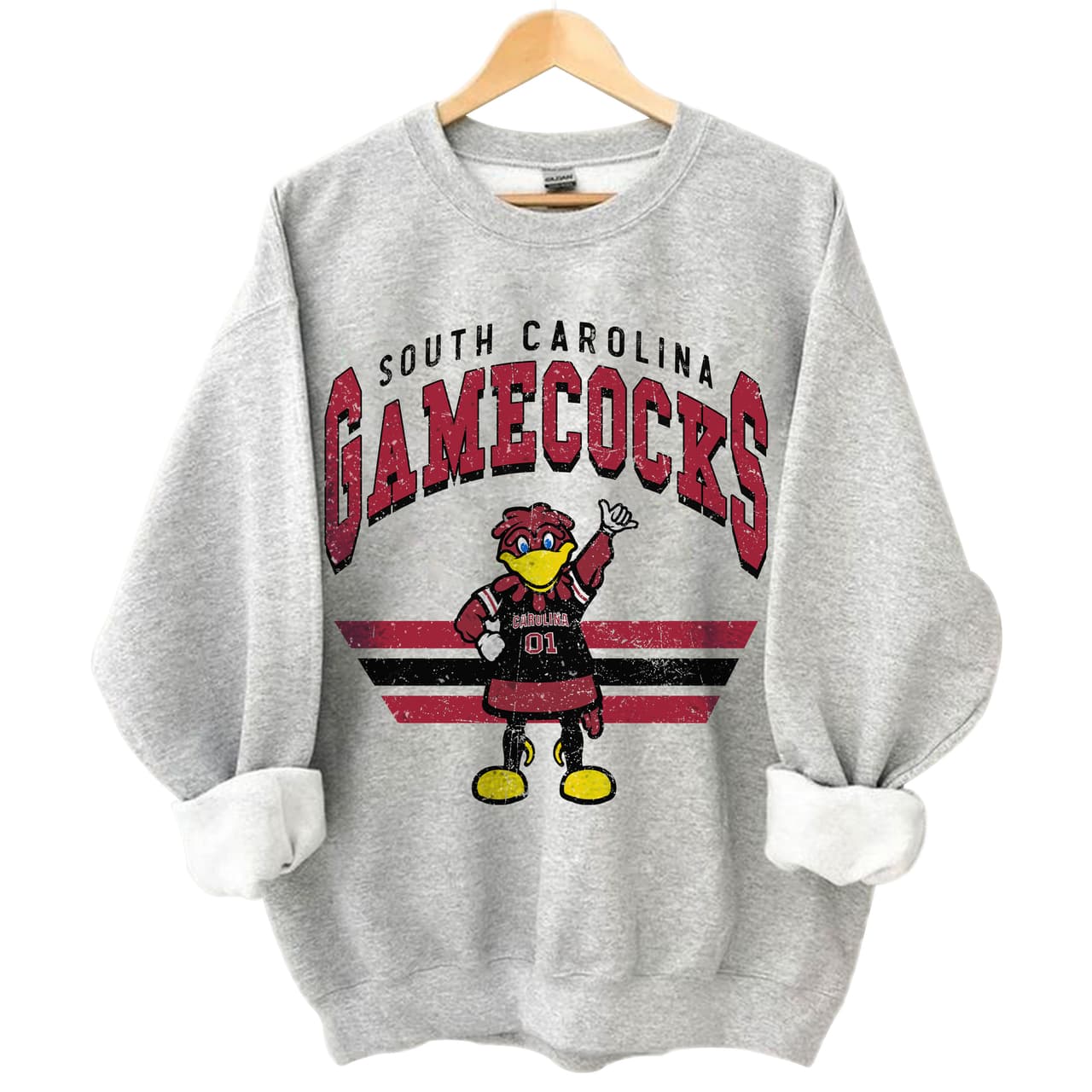 Sudadera Unisex Vintage South Carolina Gamecocks NCAA Football – image 1, South Carolina Gamecocks Tee, South Carolina Gamecocks Merch, South Carolina Gamecocks Shirt, South Carolina Gamecocks Sweatshirt, South Carolina Gamecocks Hoodie, South Carolina Gamecocks Clothes