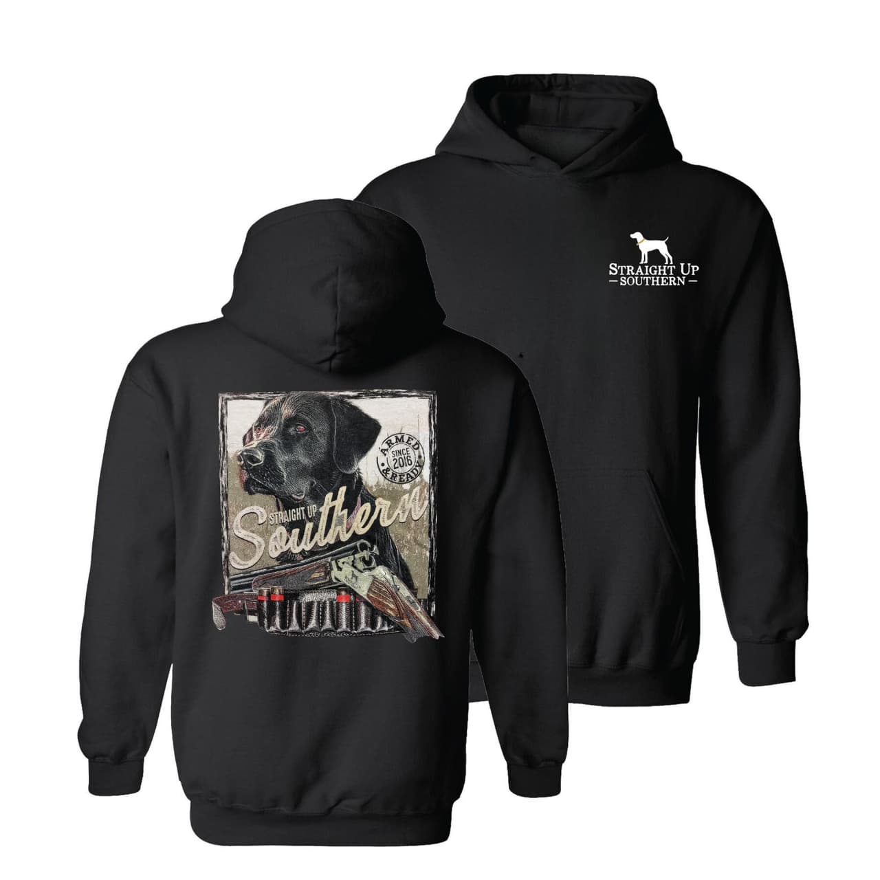 Camiseta, Sudadera y Sudadera con Capucha Gráfica de Perro Labrador Cazador Sureño – image 1, Southern Lab Hunting Dog Tee, Southern Lab Hunting Dog Merch, Southern Lab Hunting Dog Shirt, Southern Lab Hunting Dog Sweatshirt, Southern Lab Hunting Dog Hoodie, Southern Lab Hunting Dog Clothes