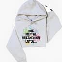 Sponge Bob Womens 'One Mental Breakdown Later' Fleece Hoodie 2 small thumbnail