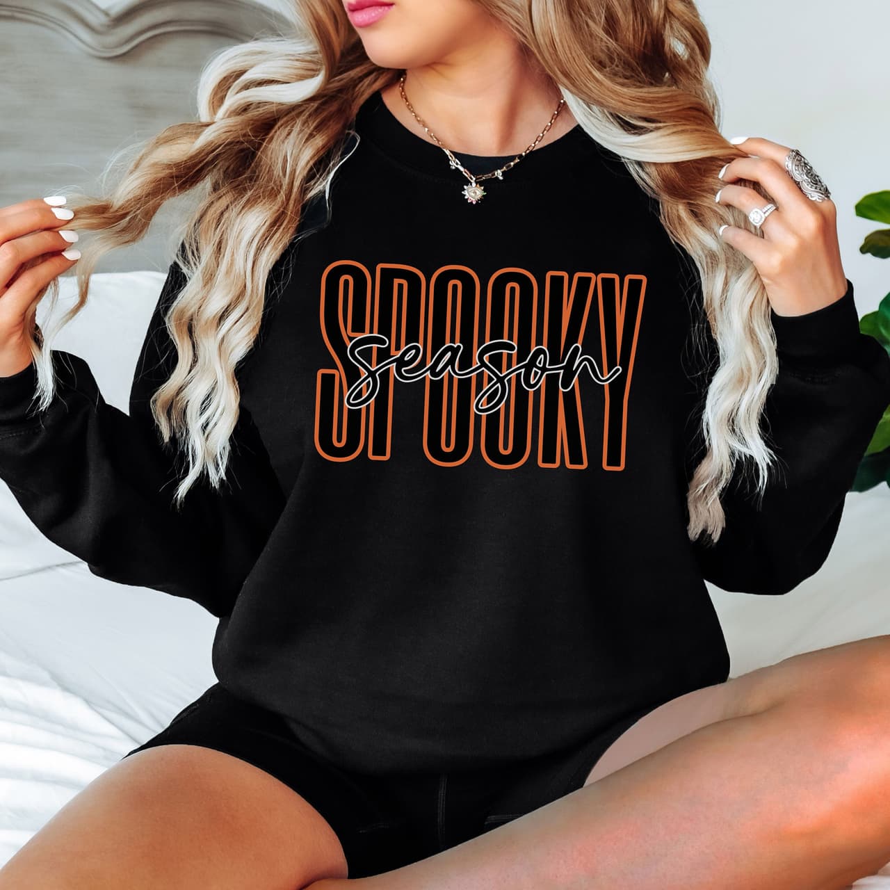 Spooky Halloween Fall Sweatshirt Pullover – Cute Unisex Gift – image 3, Spooky Halloween Tee, Spooky Halloween Merch, Spooky Halloween Shirt, Spooky Halloween Sweatshirt, Spooky Halloween Hoodie, Spooky Halloween Clothes