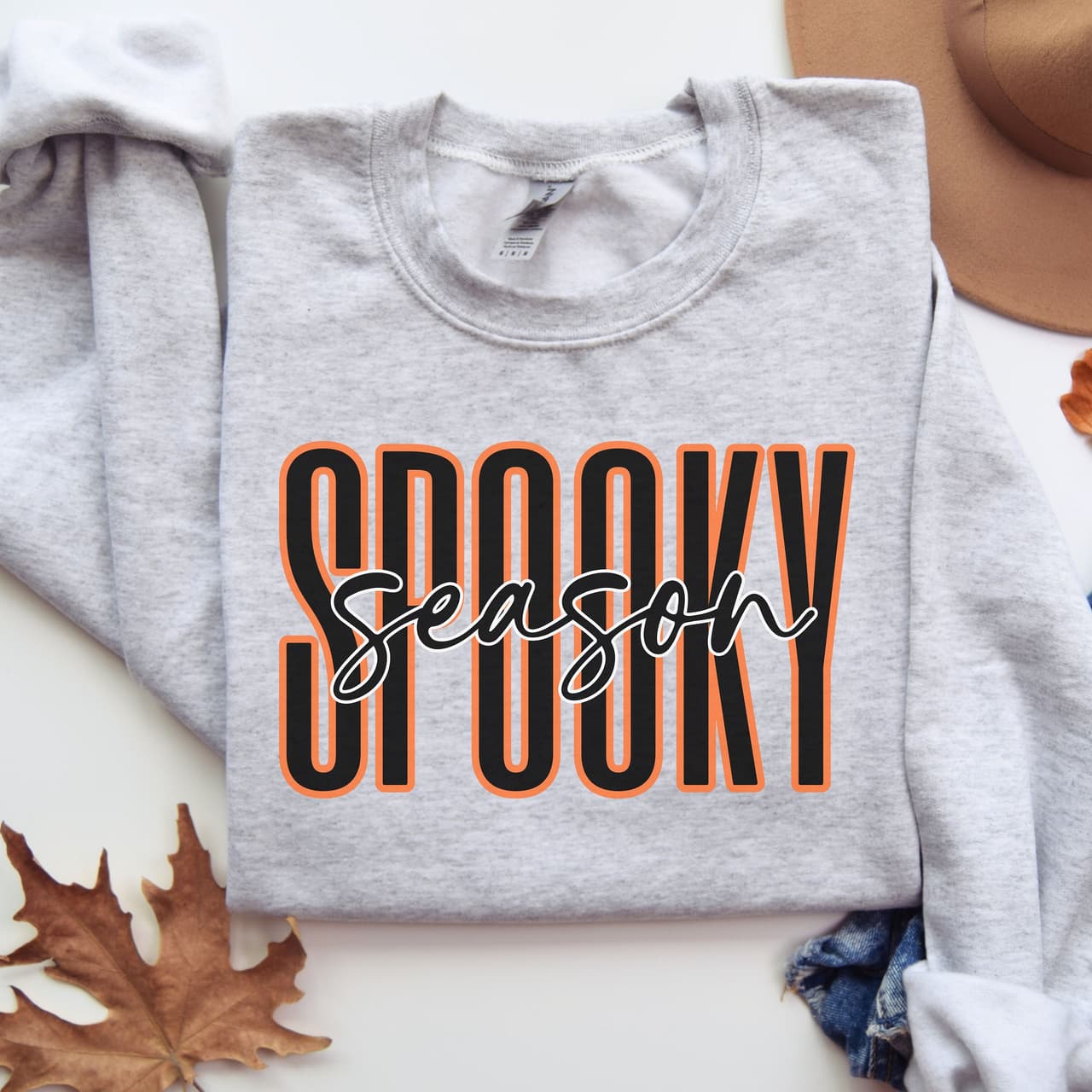 Spooky Halloween Fall Sweatshirt Pullover – Cute Unisex Gift – image 2, Spooky Halloween Tee, Spooky Halloween Merch, Spooky Halloween Shirt, Spooky Halloween Sweatshirt, Spooky Halloween Hoodie, Spooky Halloween Clothes