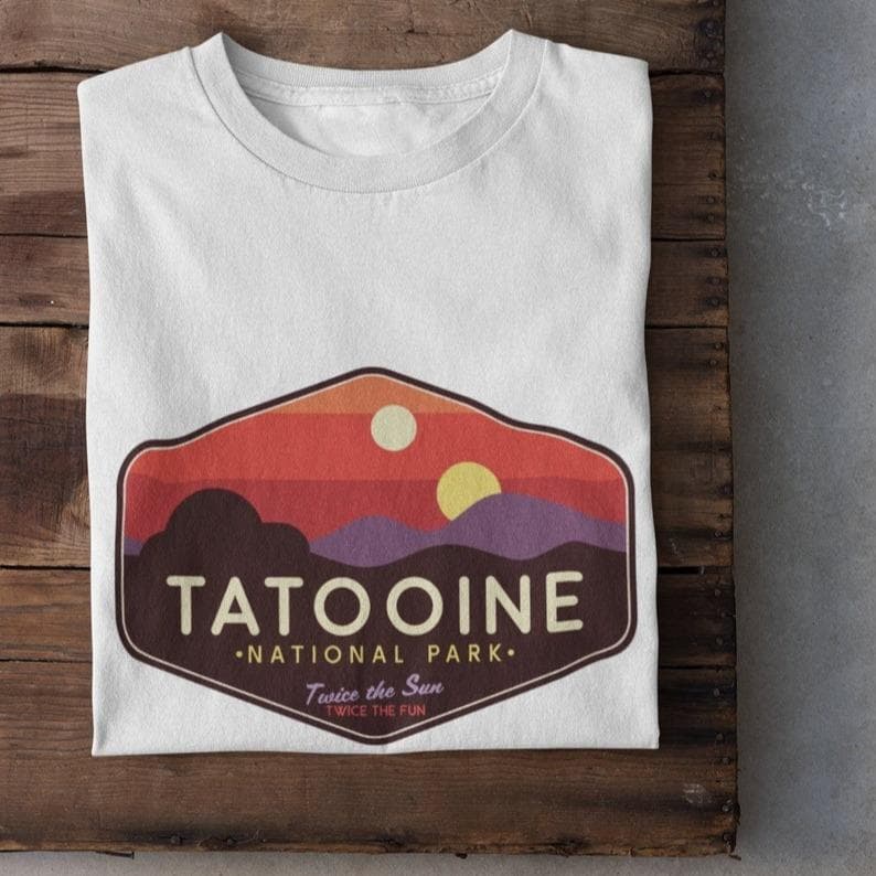 Star Wars Tatooine Sunset T-Shirt, Hoodie & Sweatshirt | Luke Skywalker, Unisex, Comfort Colors – image 2, Star Wars Tee, Star Wars Merch, Star Wars Shirt, Star Wars Sweatshirt, Star Wars Hoodie, Star Wars Clothes