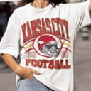 Stylish Kansas City Vintage Football Short Sleeve Tee: A Trendy Top 1 small thumbnail