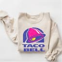 Taco Bell Sudadera con Capucha, Sudadera y Camiseta con Gráfico Clásico Vintage 4 small thumbnail